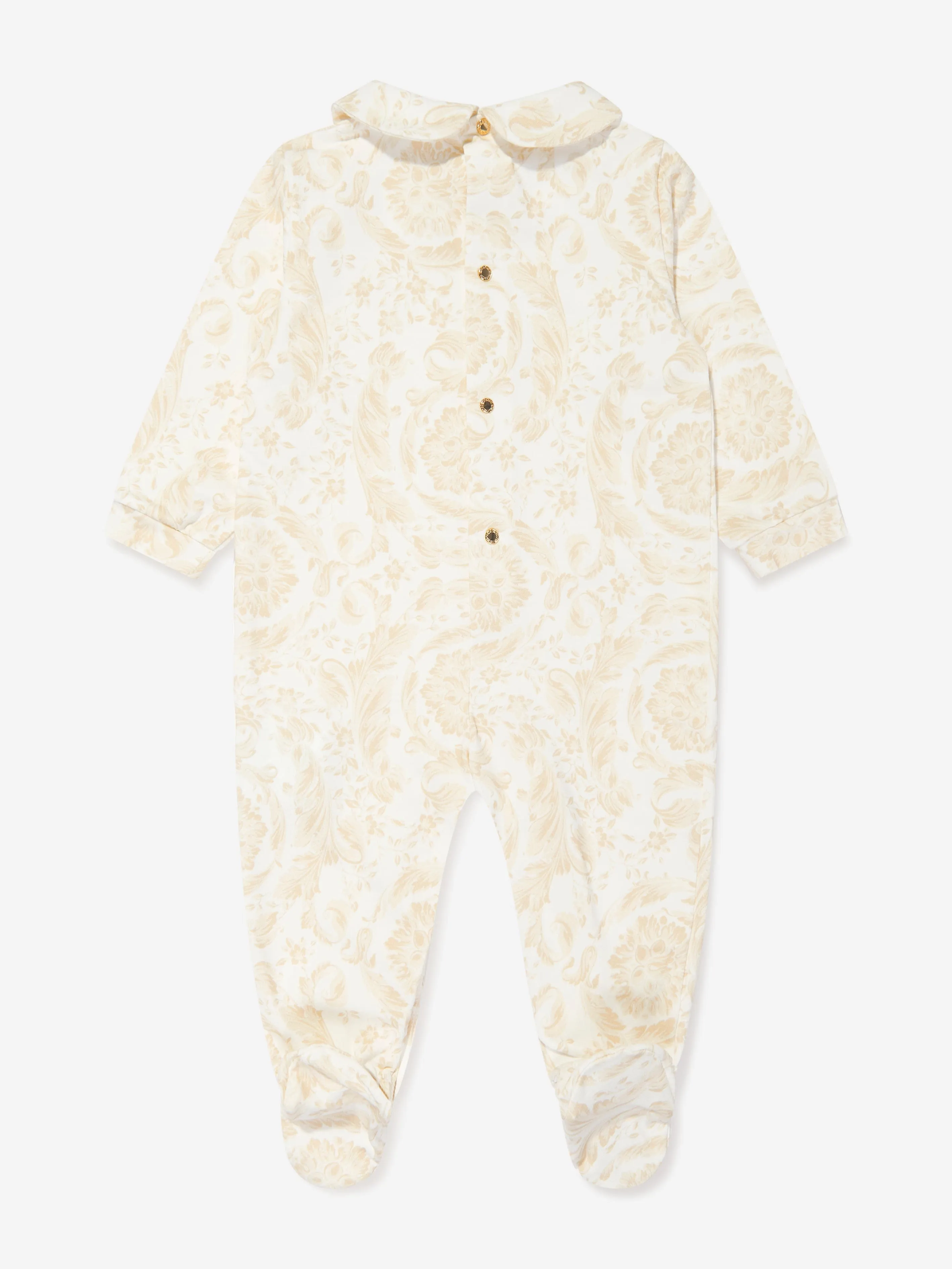 Versace Baby Barocco Babygrow Geschenkset in Beige