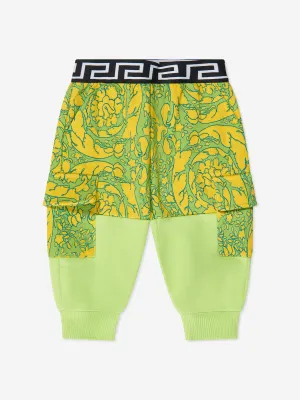 Versace Baby Boys Barocco Jogginghose in Grün