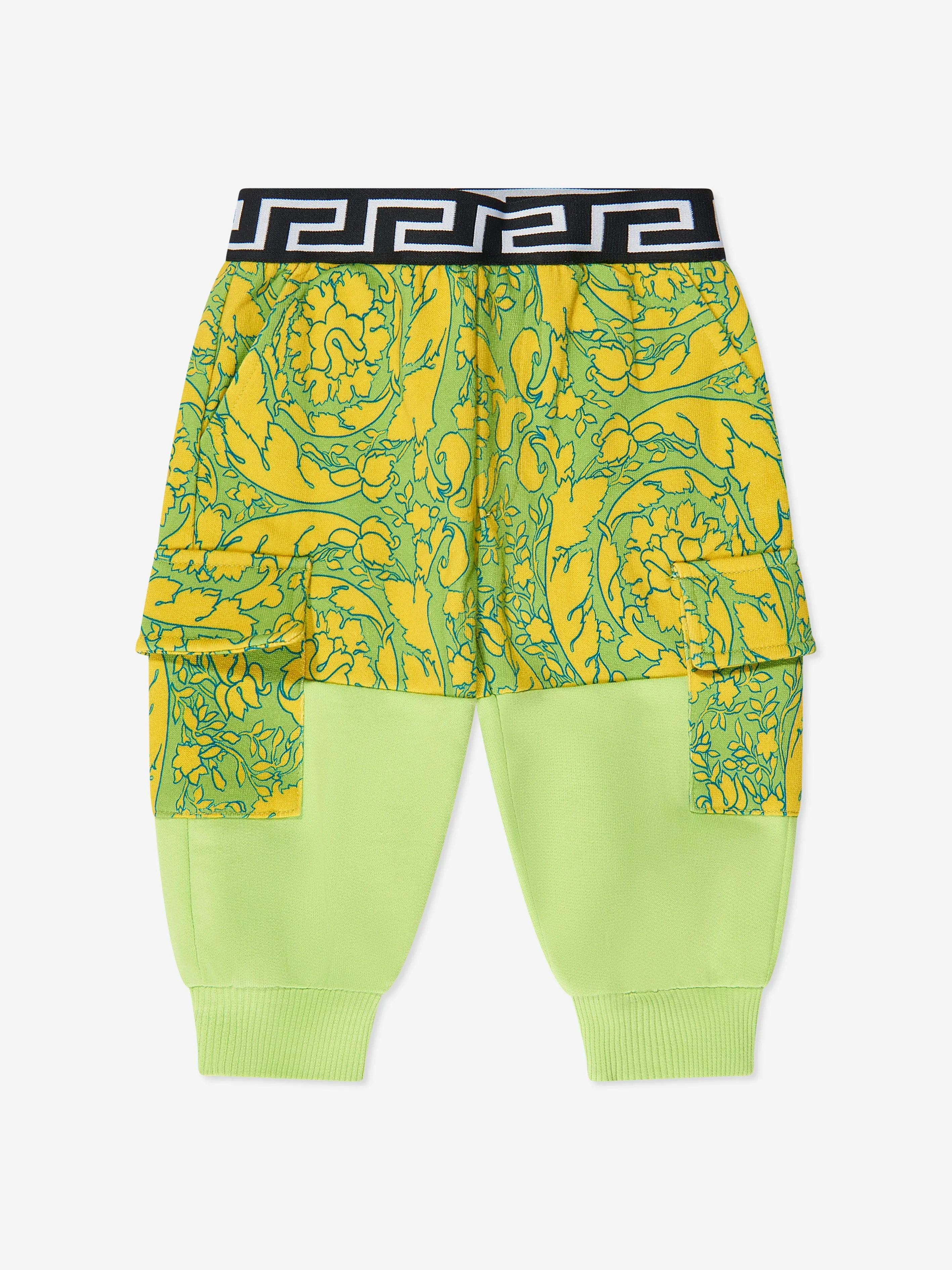 Versace Baby Boys Barocco Jogginghose in Grün