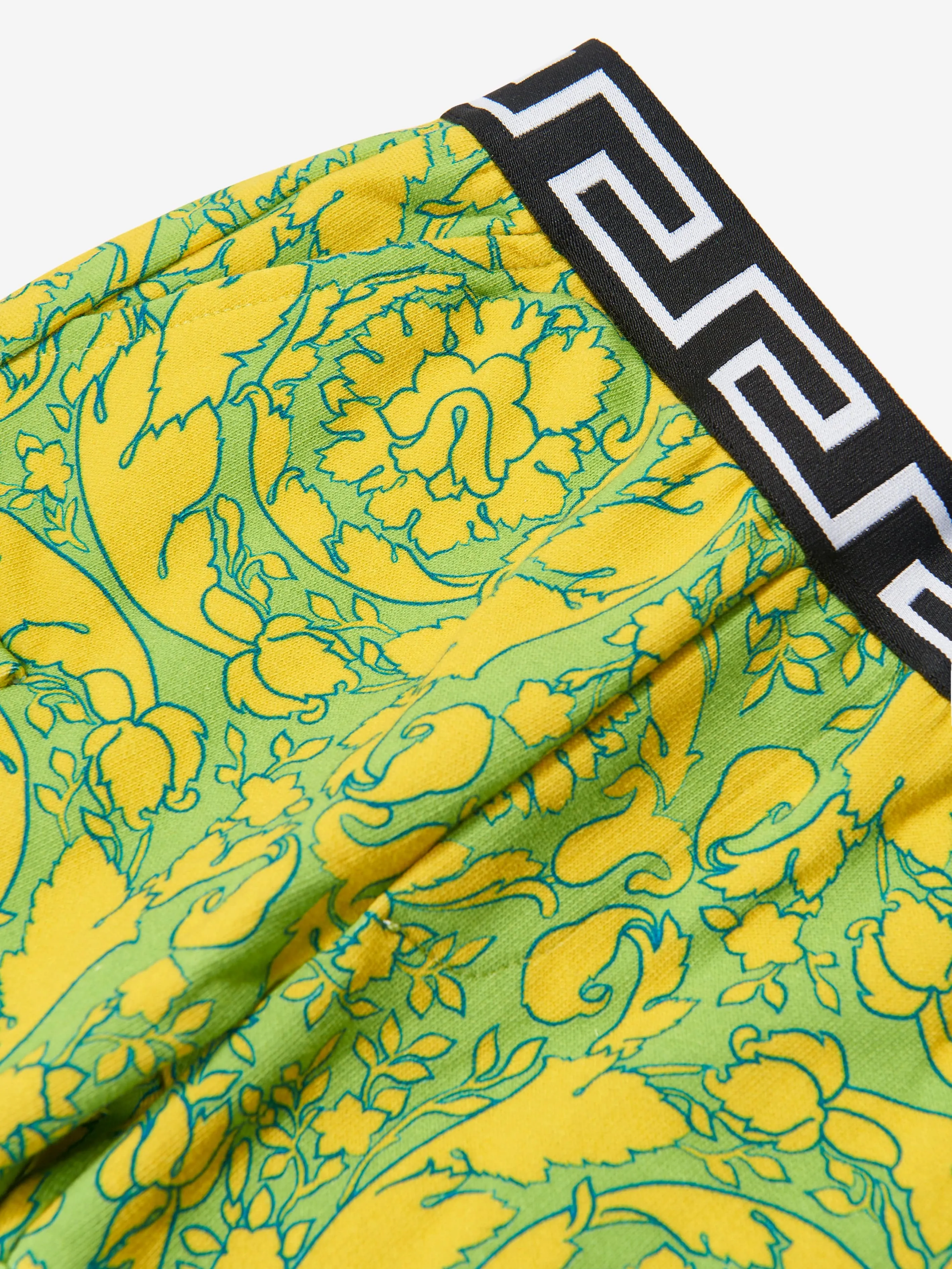 Versace Baby Boys Barocco Jogginghose in Grün