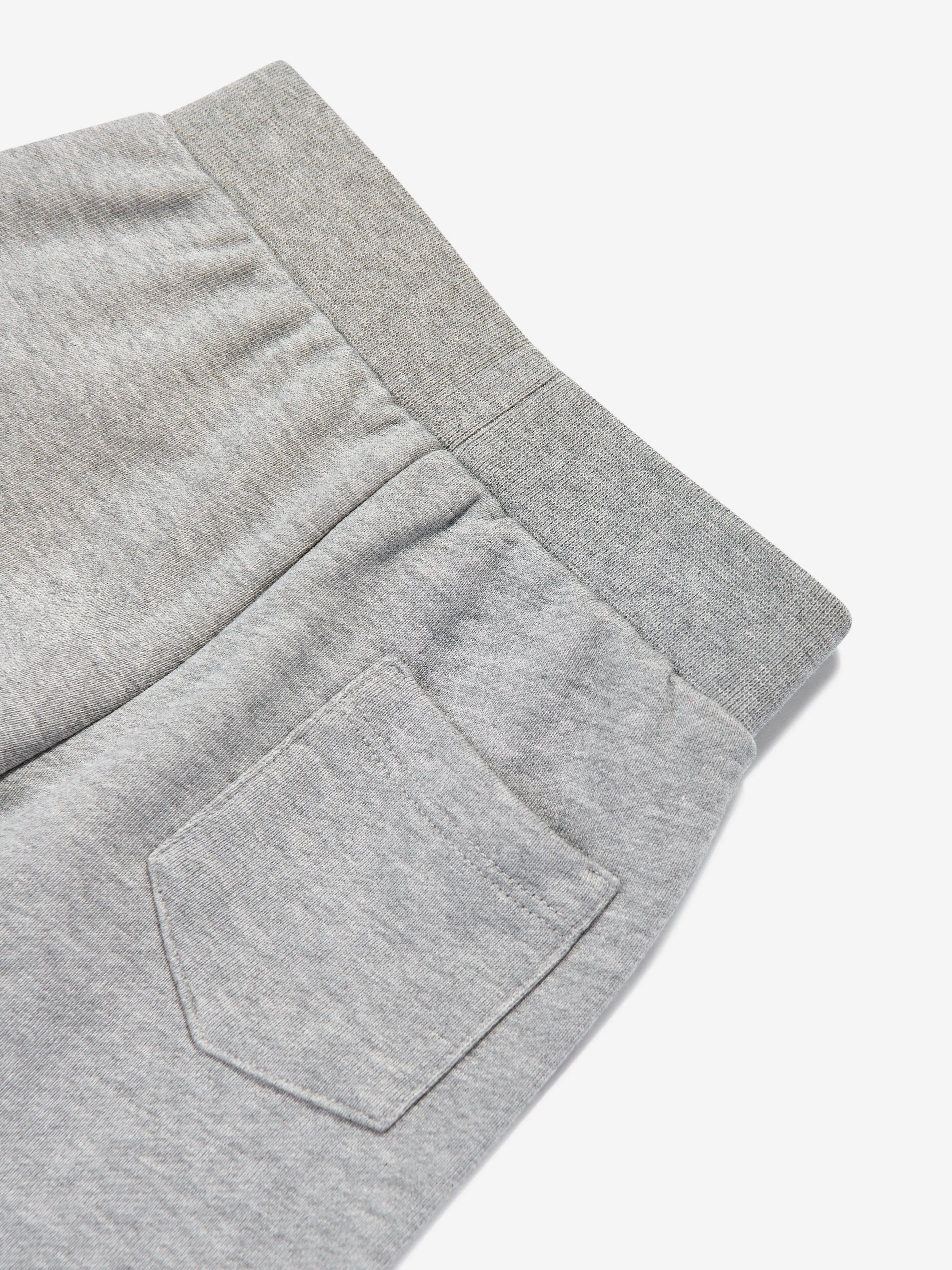 Versace Baby Boys Damier Logo Jogginghose in Grau