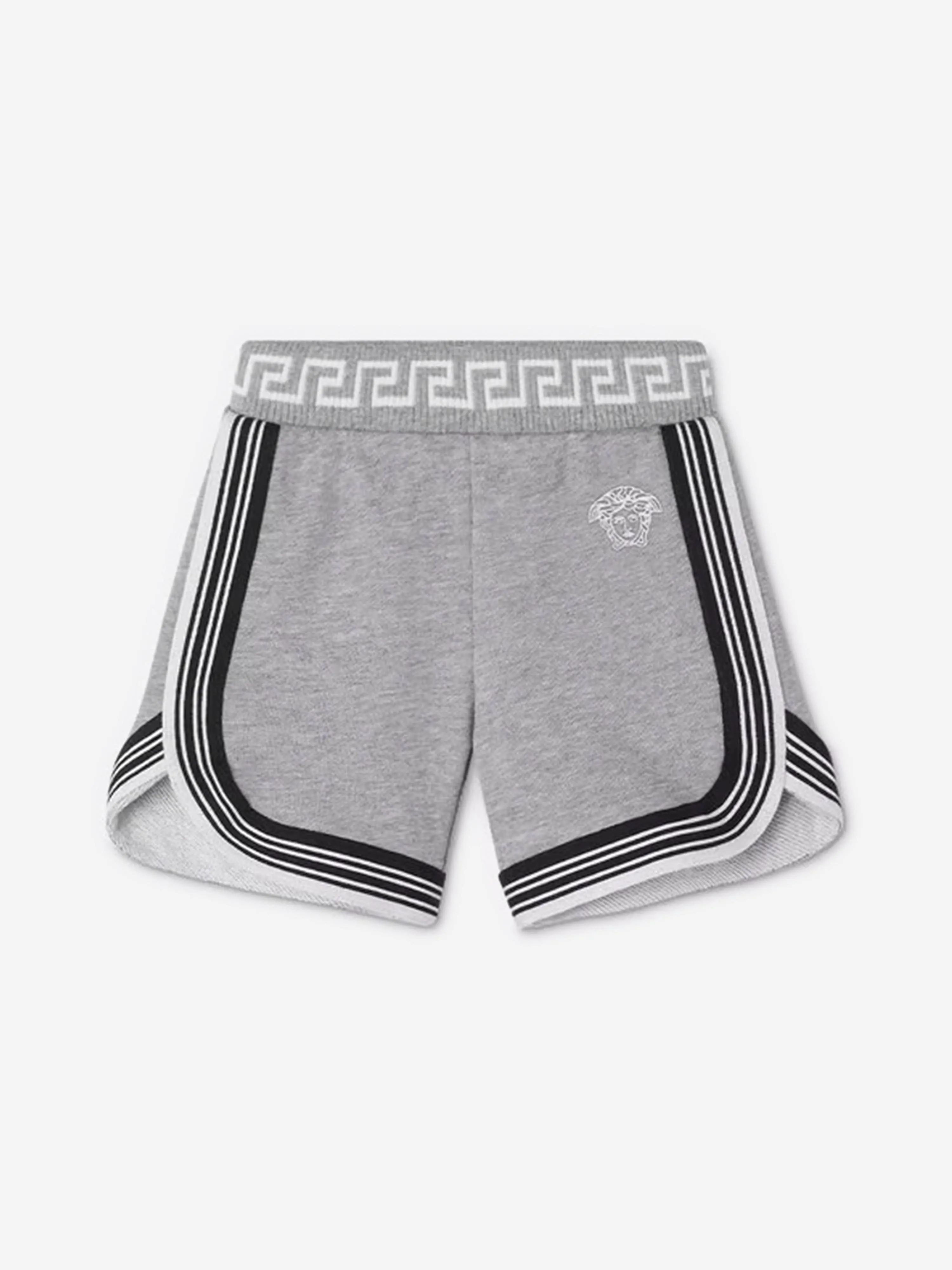 Versace Baby Boys Medusa Logo Shorts in Grau