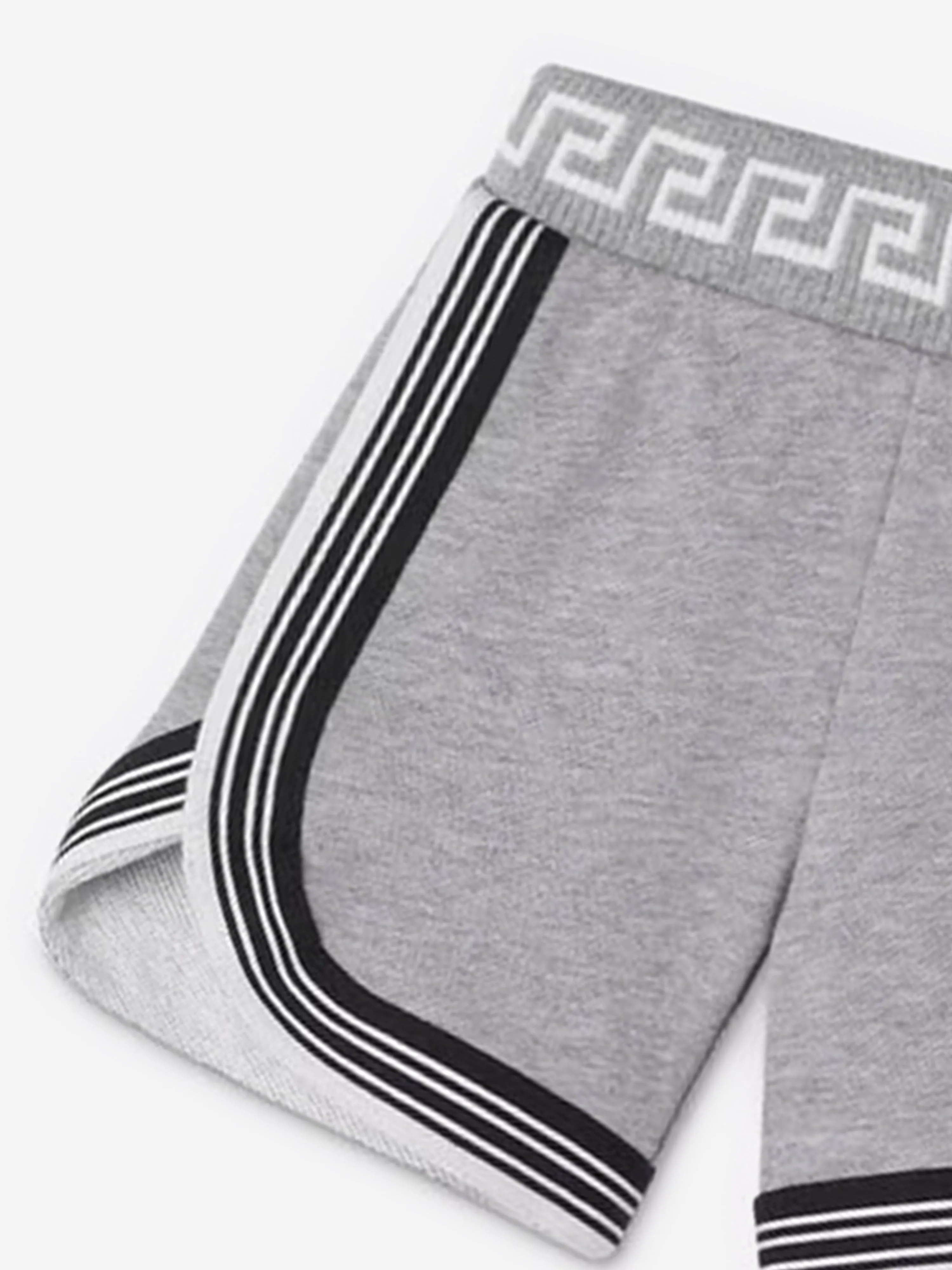 Versace Baby Boys Medusa Logo Shorts in Grau