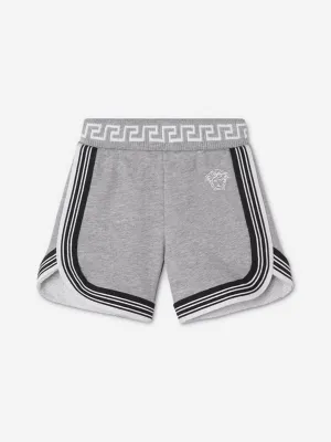 Versace Baby Boys Medusa Logo Shorts in Grau