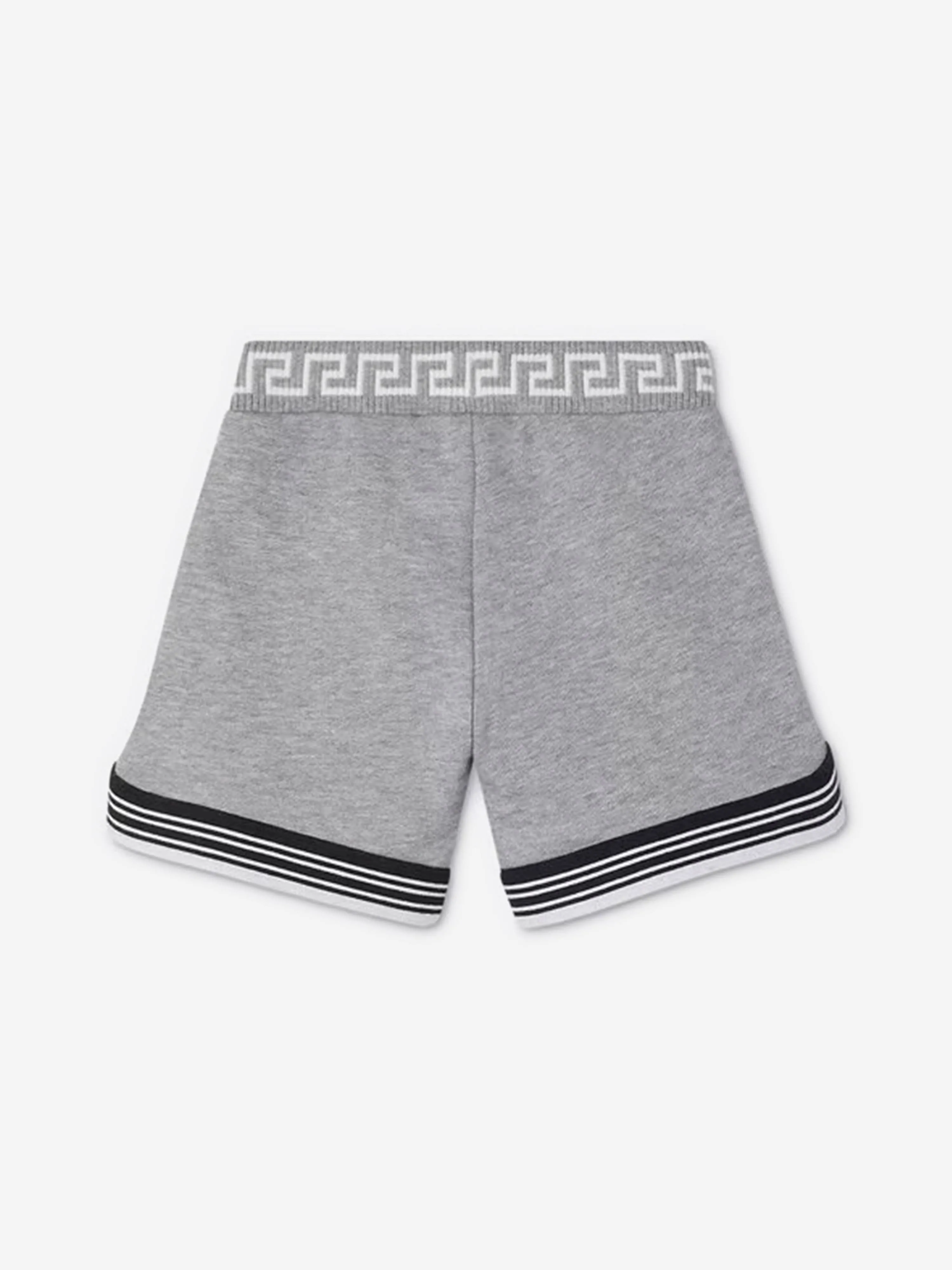 Versace Baby Boys Medusa Logo Shorts in Grau