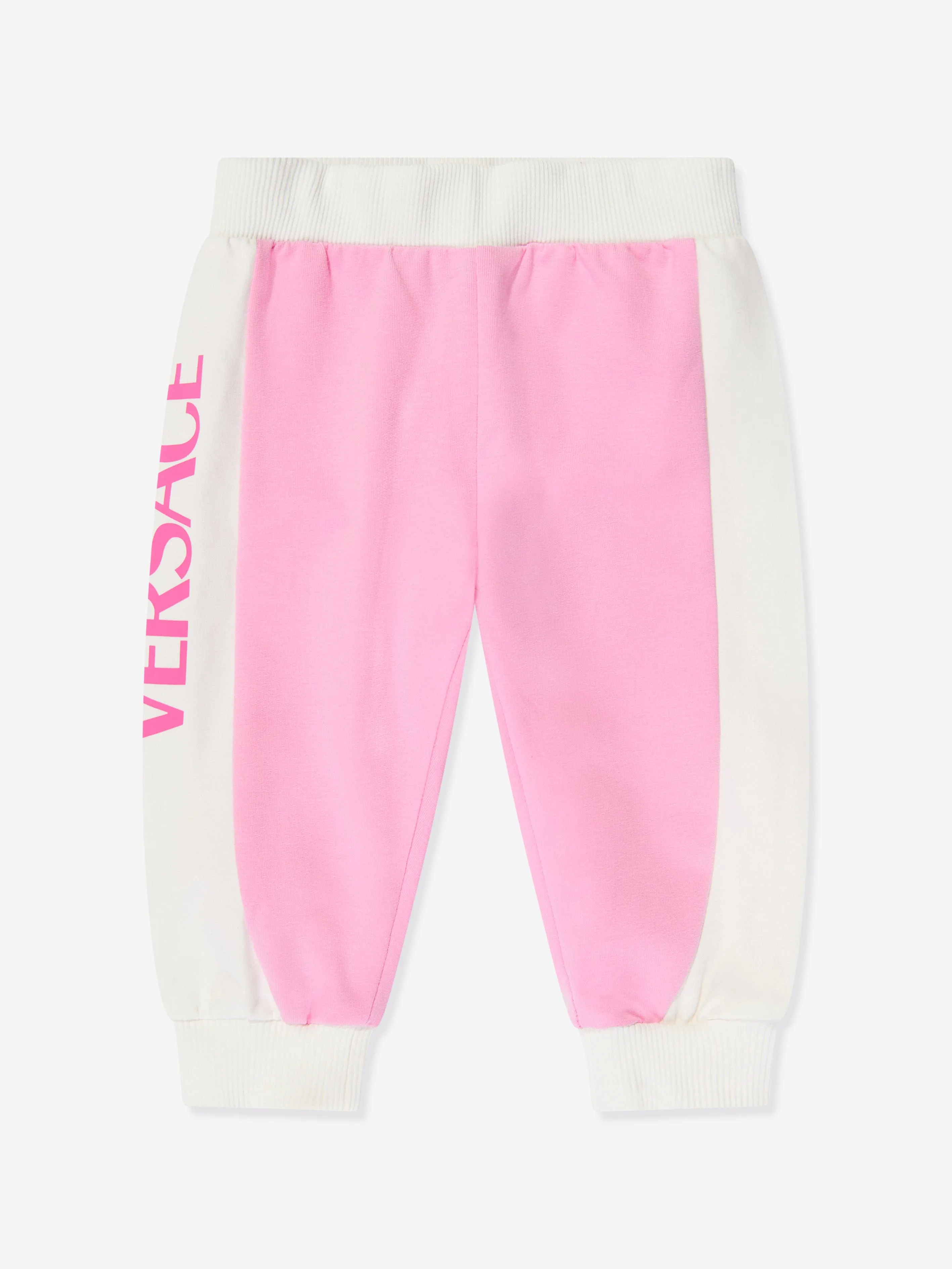 Versace Baby Girls Logo Jogginghose in Rosa