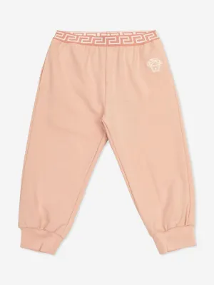 Versace Baby Girls Medusa Logo Jogginghose in Rosa