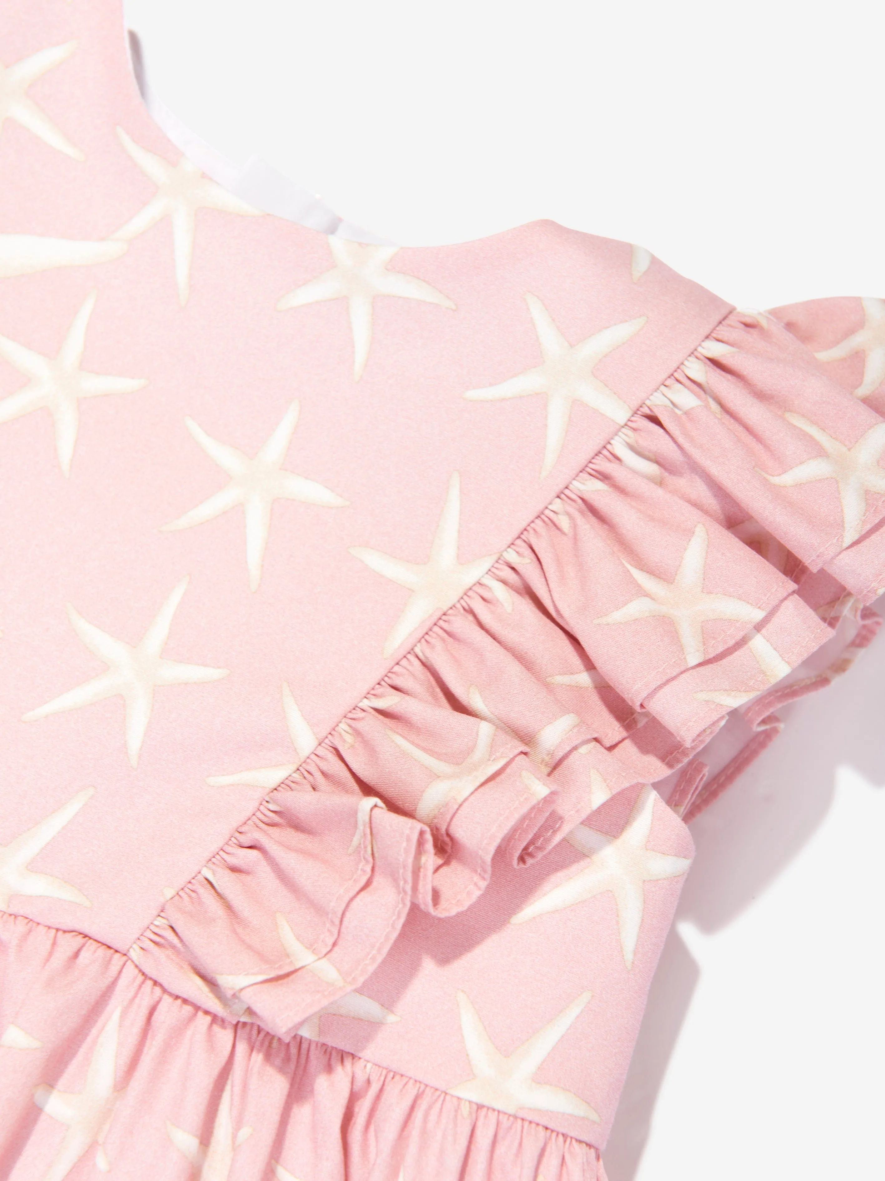 Versace Baby Girls Starfish Marina Kleid in Rosa