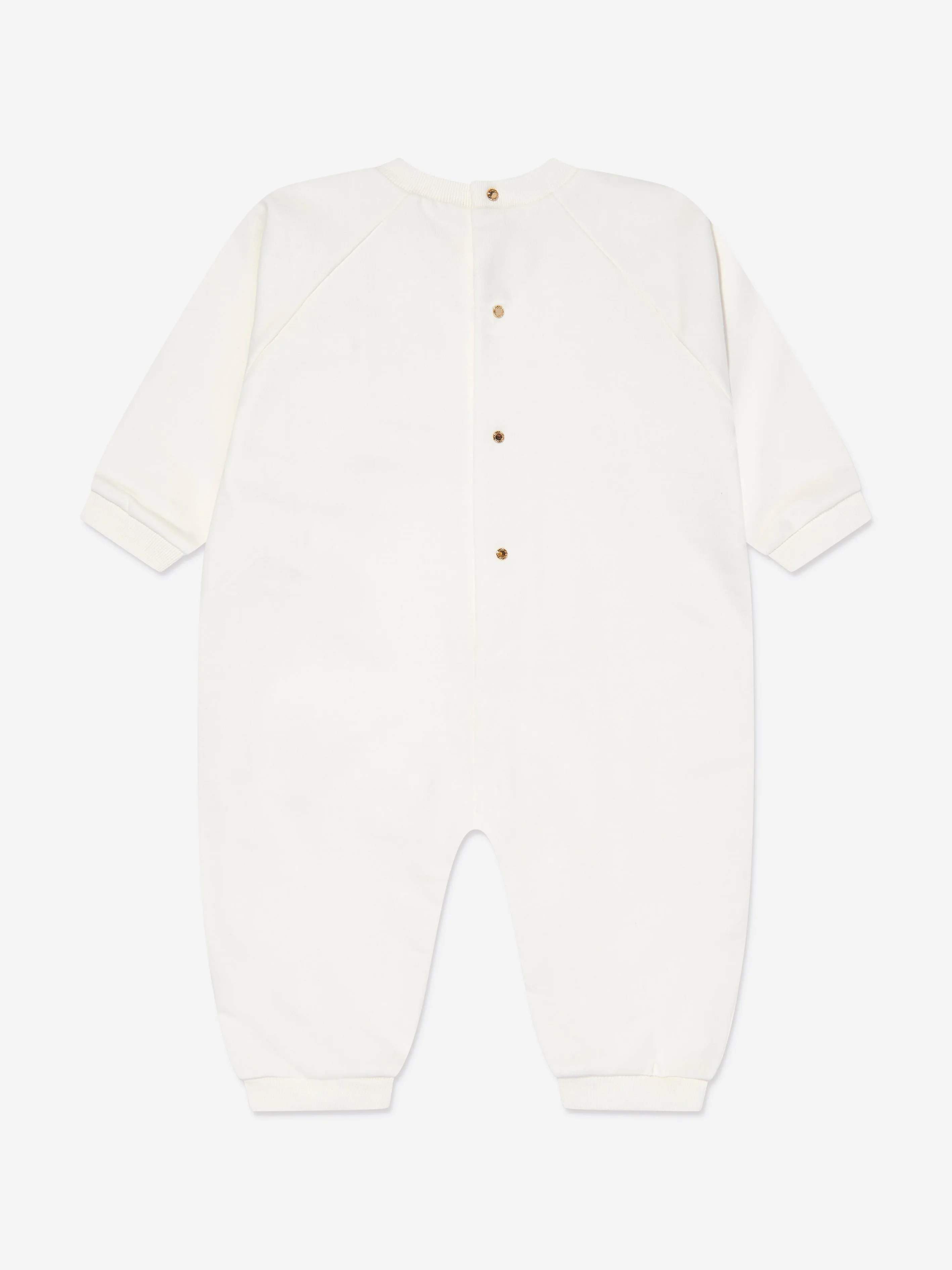 Versace Baby Medusa Logo Strampler in Weiß