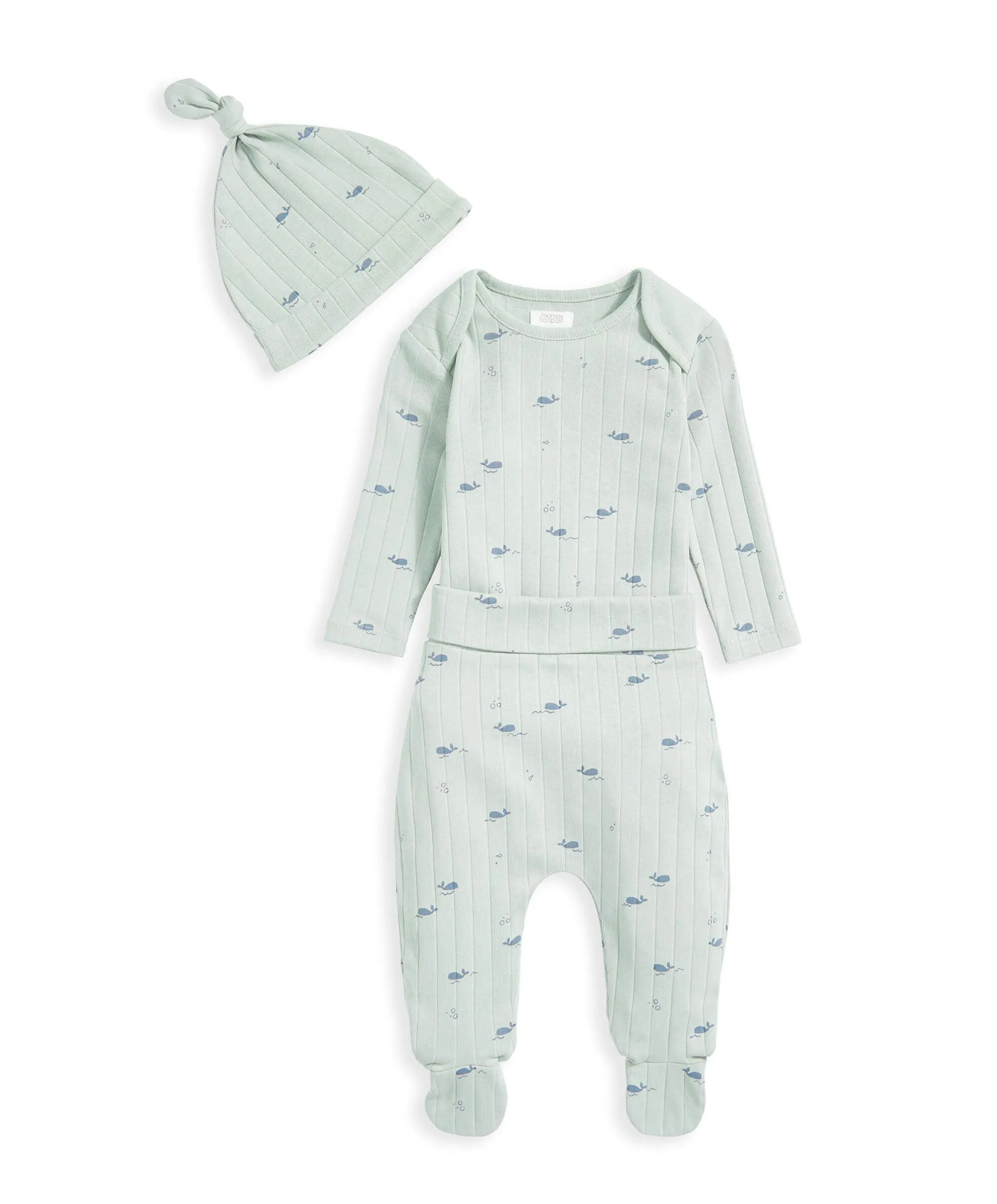 Wal-Outfit-Set (3-teilig) - Grün