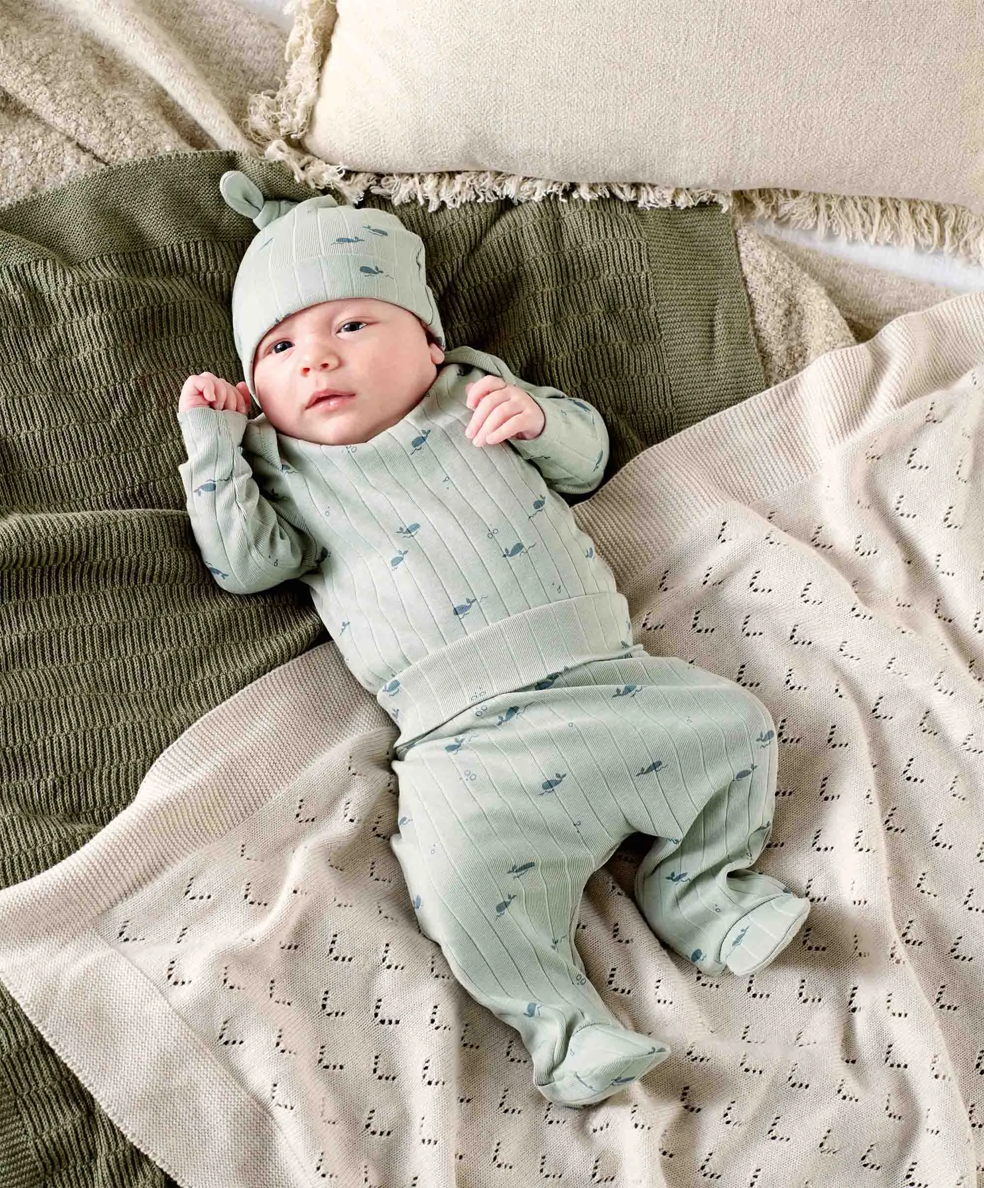 Wal-Outfit-Set (3-teilig) - Grün
