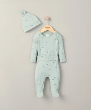 Wal-Outfit-Set (3-teilig) - Grün