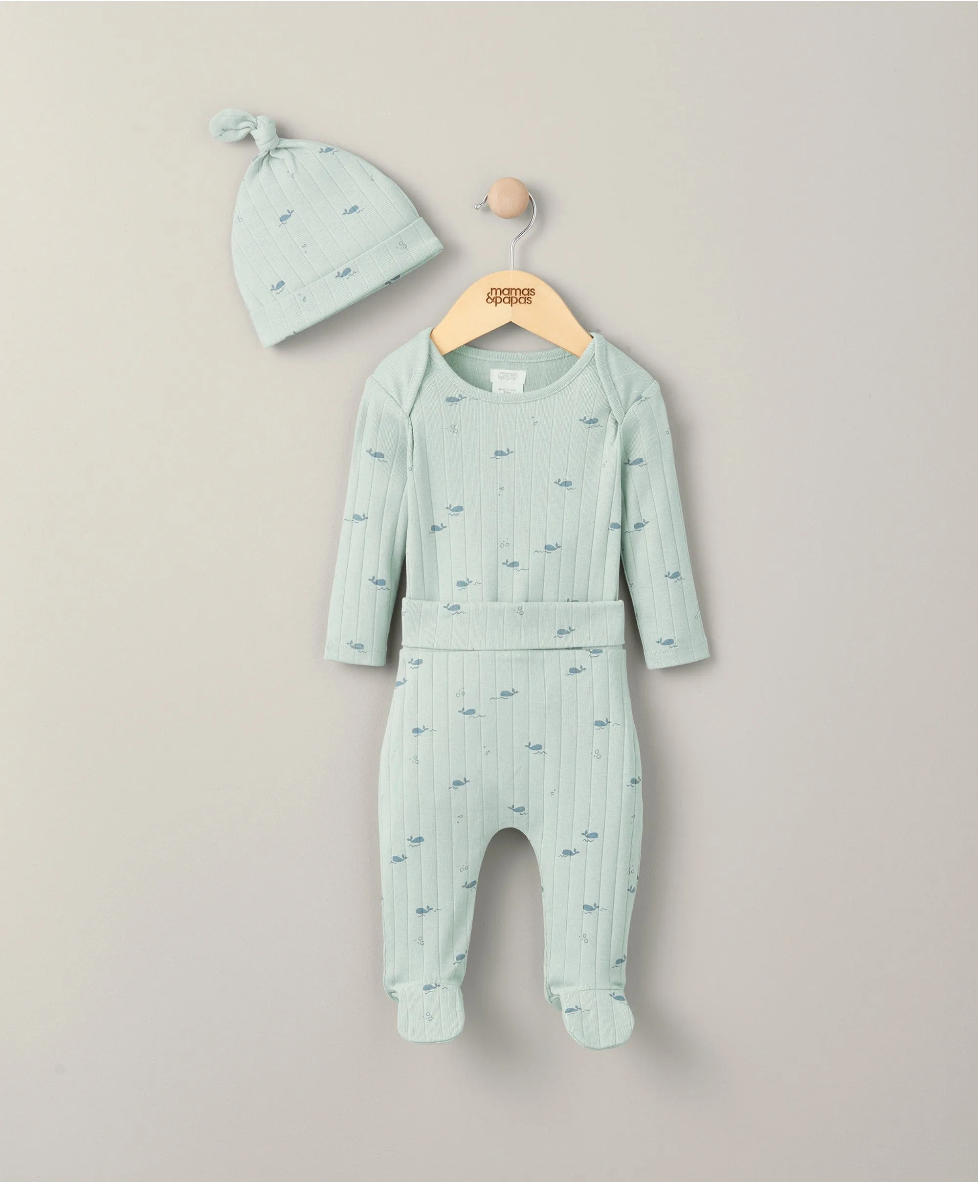 Wal-Outfit-Set (3-teilig) - Grün
