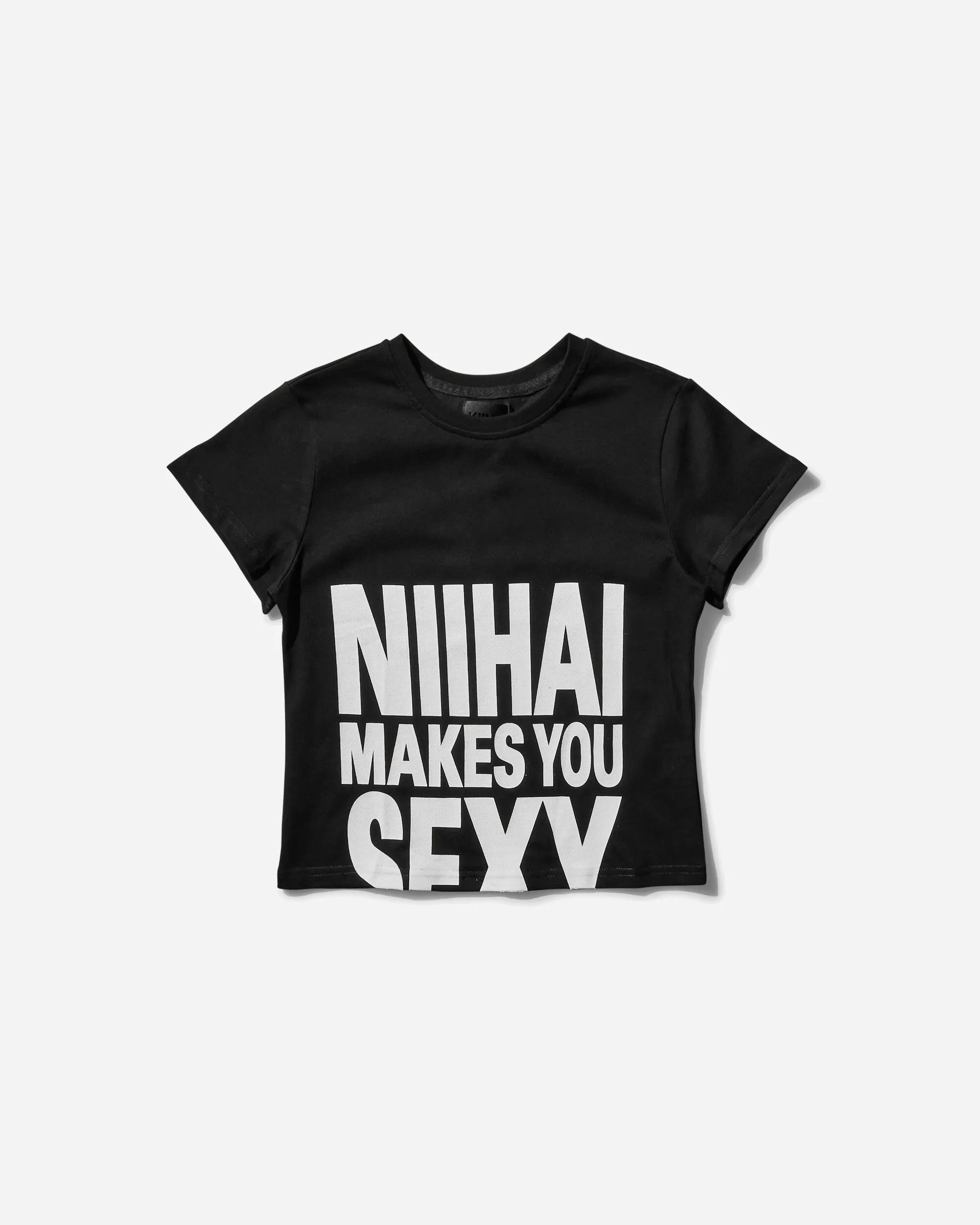 Frauen Sexy Baby T-Shirt Schwarz