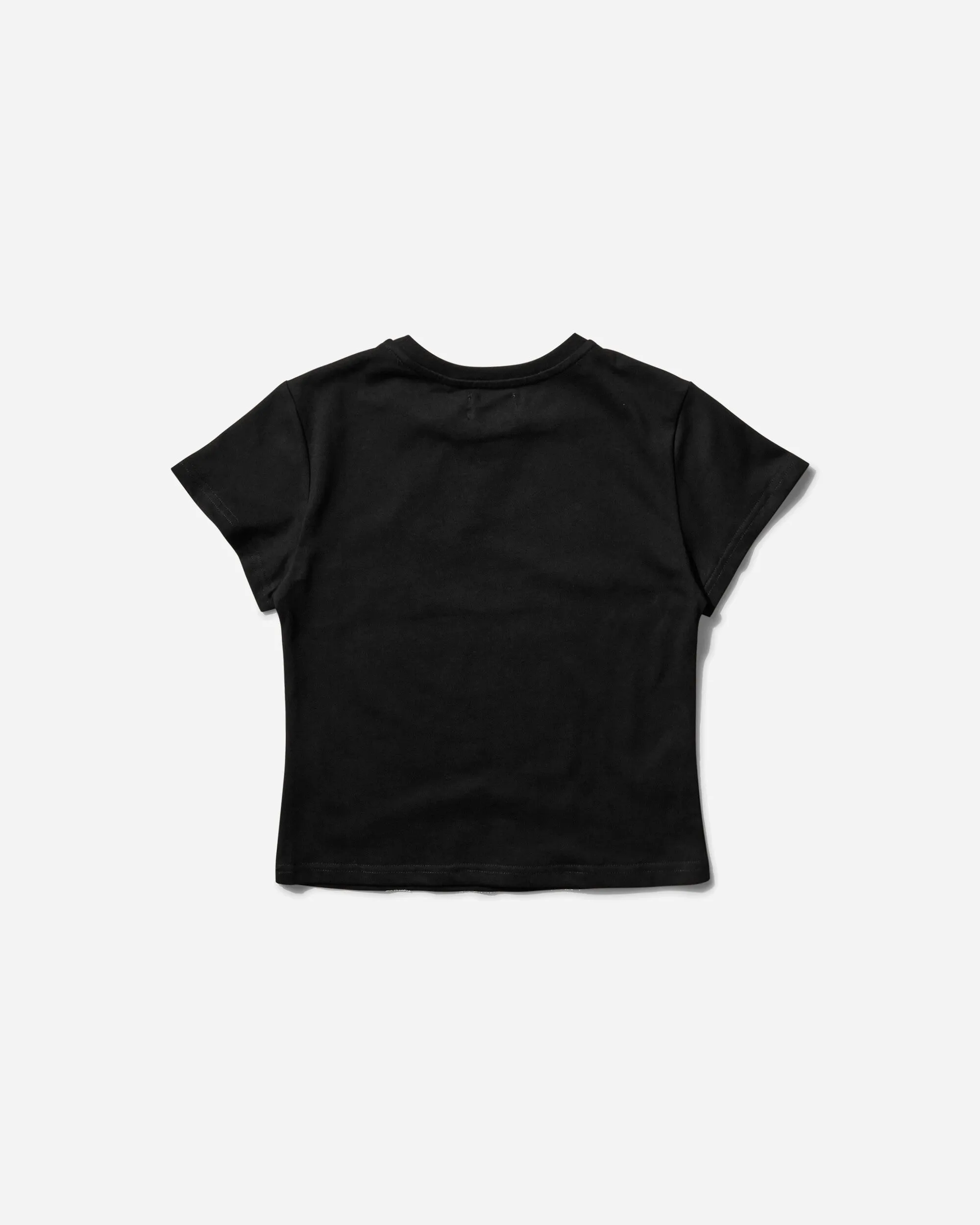 Frauen Sexy Baby T-Shirt Schwarz